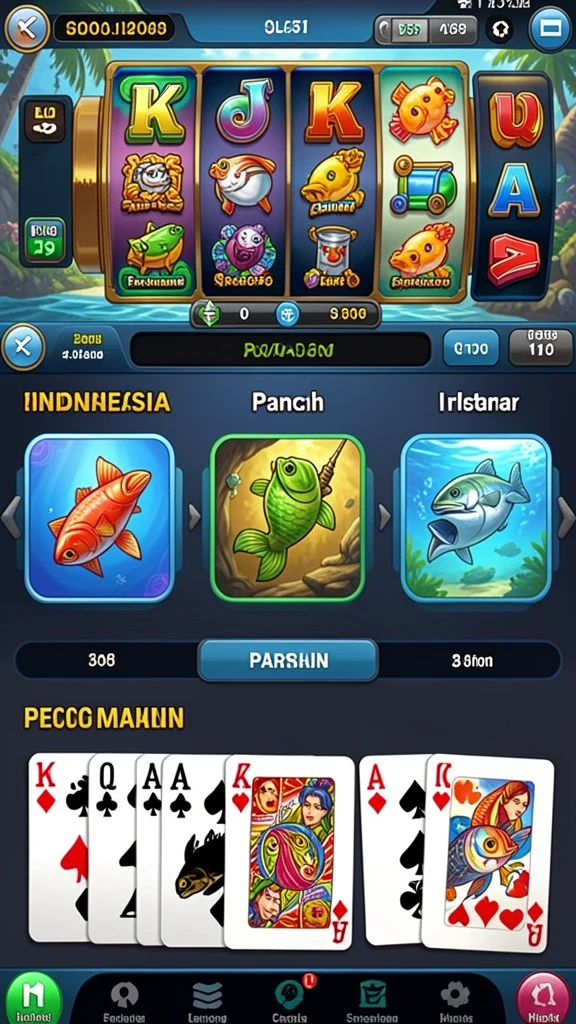 akartoto - Screenshot menampilkan tampilan awal permainan yang menarik.