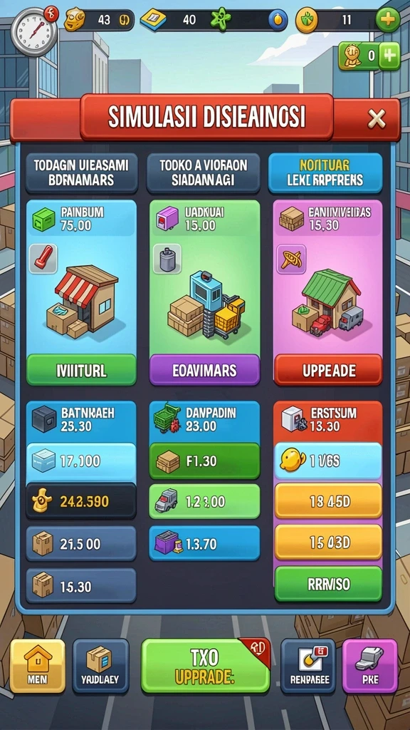 api36 - Tampilan menu awal yang menarik dan mudah digunakan.