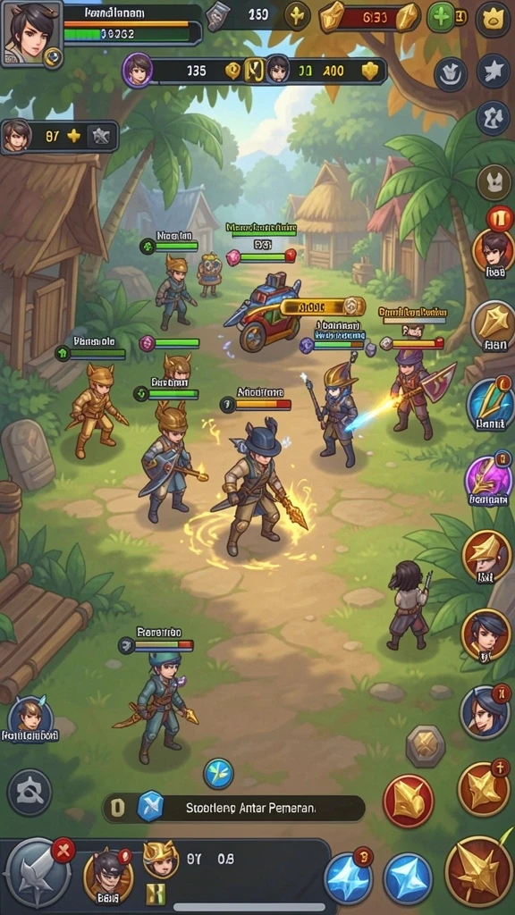 harta11 - Screenshot menunjukkan karakter unik dalam HARTA11.