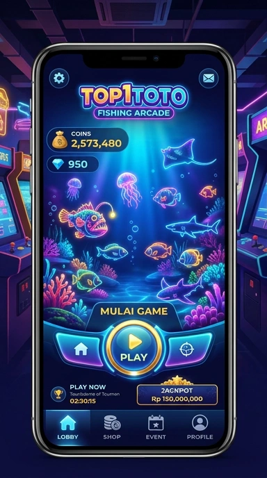 Layar utama top1toto — antarmuka bersih setelah instalasi